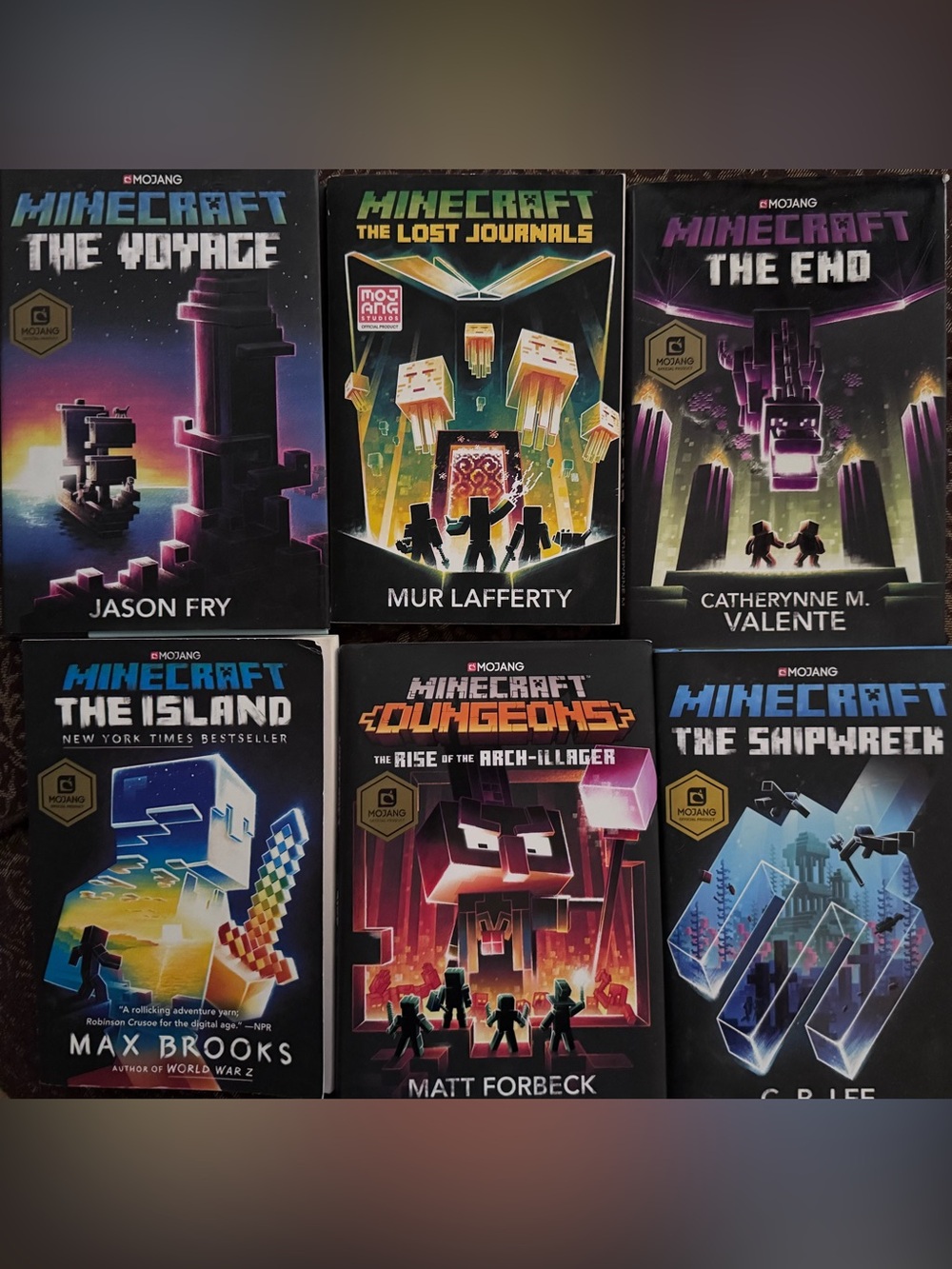 Set of 6 books - Minecraft